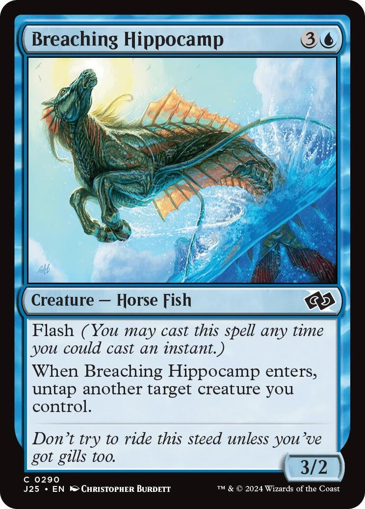 Image for Breaching Hippocamp (290) (J25) - Magic: The Gathering