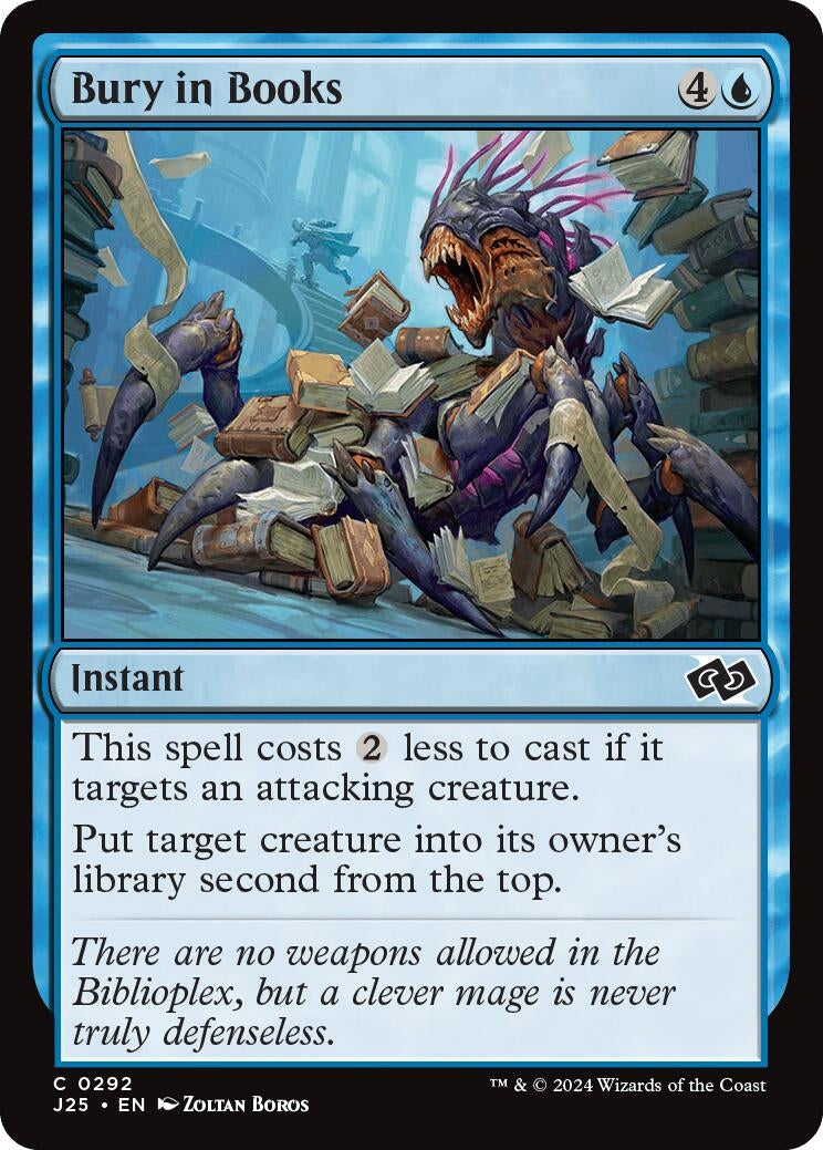 Image for Bury in Books (292) (J25) - Magic: The Gathering