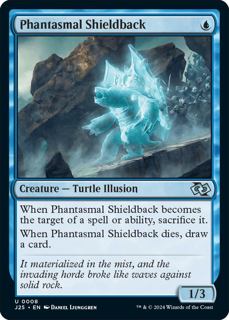 Image for Phantasmal Shieldback (8) (J25) - Magic: The Gathering