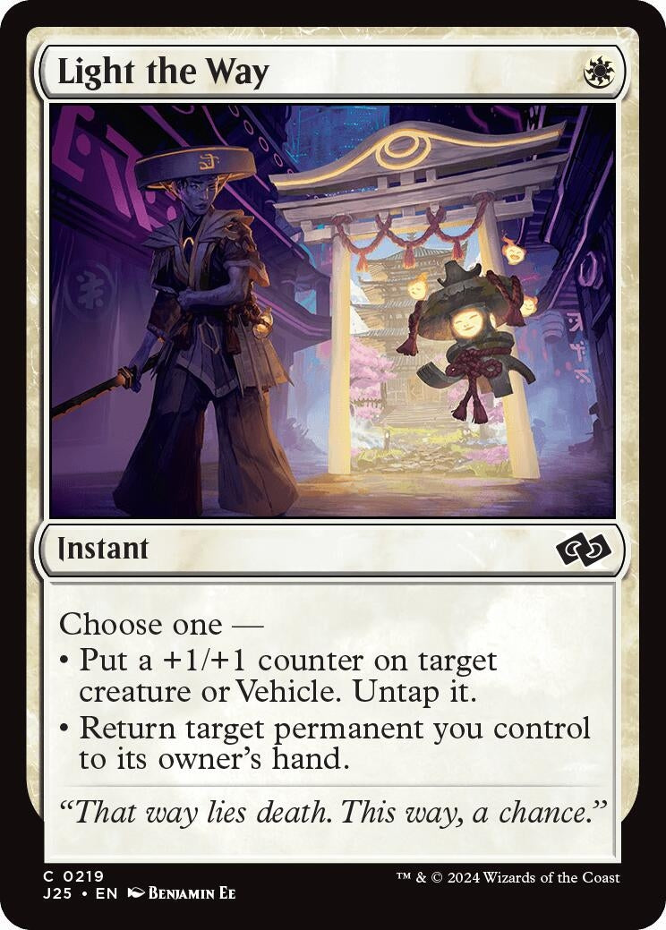 Image for Light the Way (219) (J25) - Magic: The Gathering