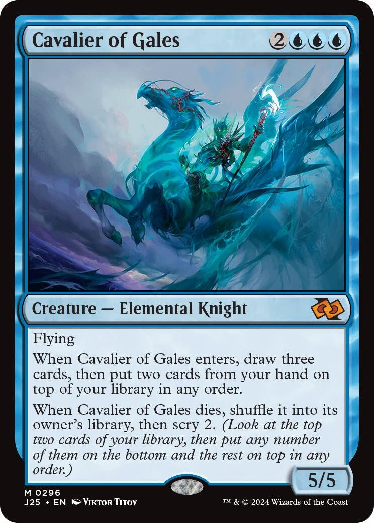 Image for Cavalier of Gales (296) (J25) - Magic: The Gathering