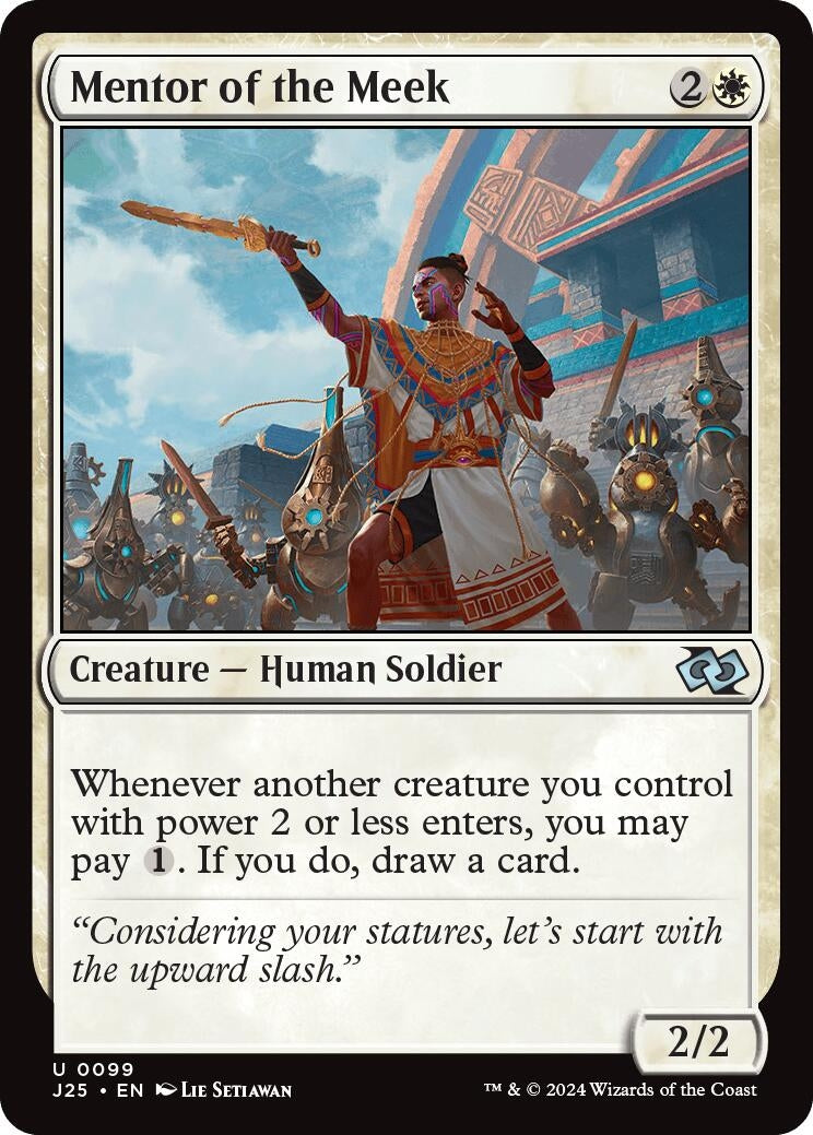 Image for Mentor of the Meek (99) (J25) - Magic: The Gathering