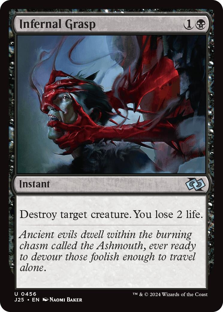 Image for Infernal Grasp (456) (J25) - Magic: The Gathering