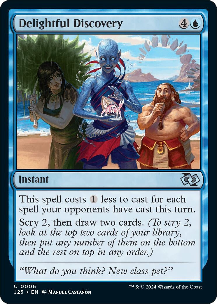 Image for Delightful Discovery (6) (J25) - Magic: The Gathering
