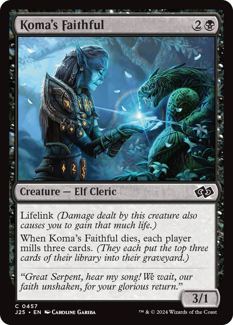 Image for Koma's Faithful (457) (J25) - Magic: The Gathering
