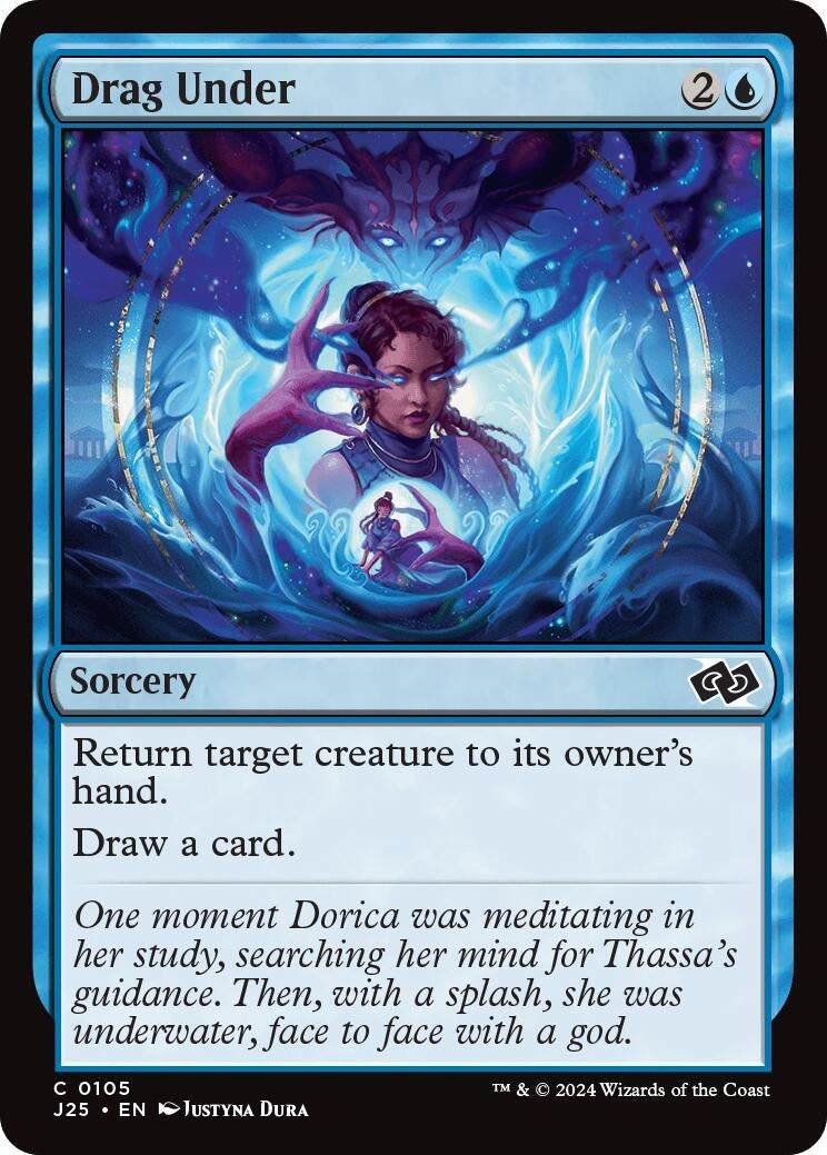 Image for Drag Under (105) (J25) - Magic: The Gathering