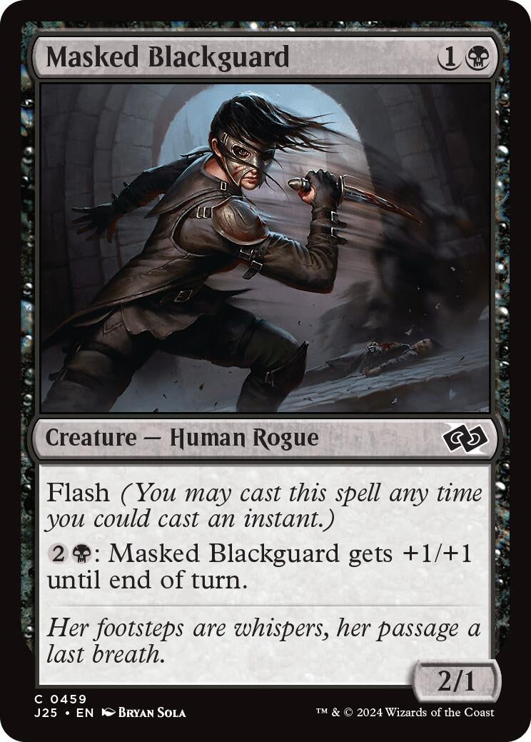 Image for Masked Blackguard (459) (J25) - Magic: The Gathering