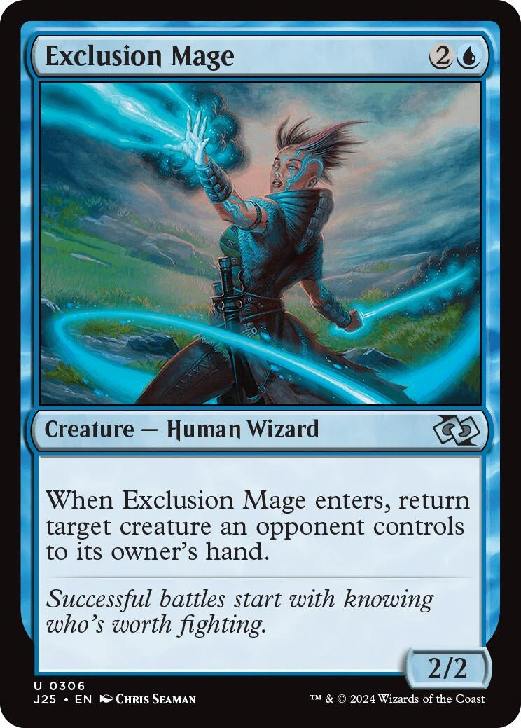 Image for Exclusion Mage (306) (J25) - Magic: The Gathering