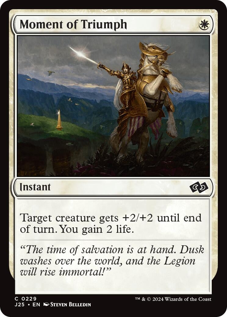 Image for Moment of Triumph (229) (J25) - Magic: The Gathering
