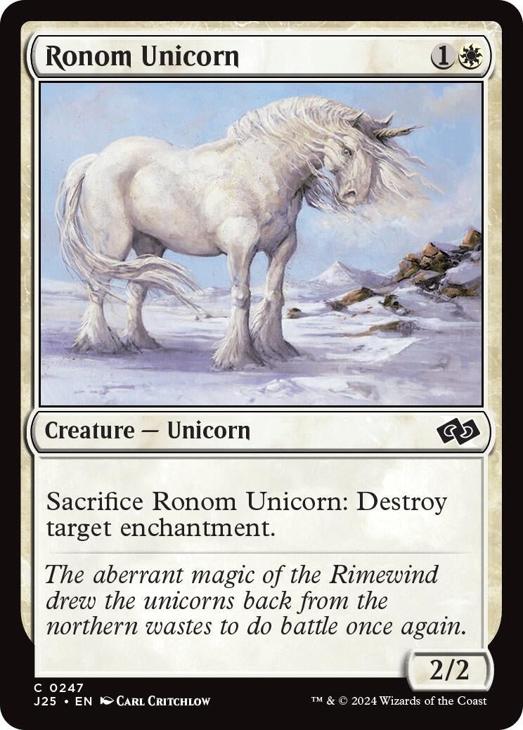 Image for Ronom Unicorn (247) (J25) - Magic: The Gathering