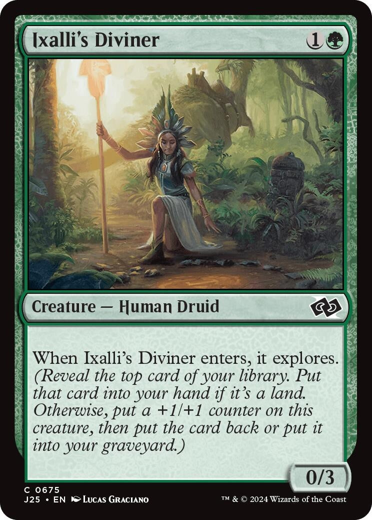 Image for Ixalli's Diviner (675) (J25) - Magic: The Gathering