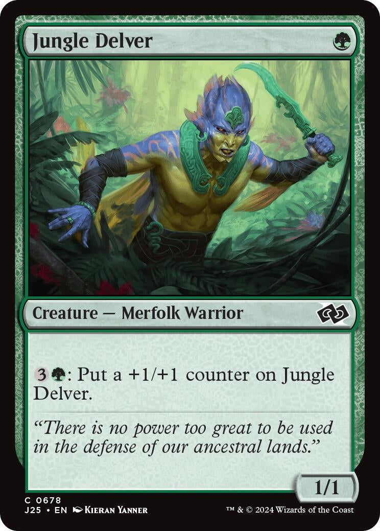 Image for Jungle Delver (678) (J25) - Magic: The Gathering