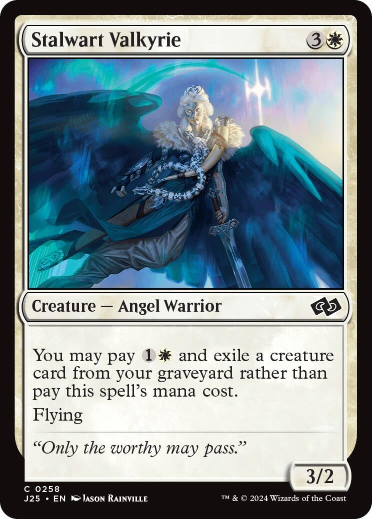 Image for Stalwart Valkyrie (258) (J25) - Magic: The Gathering