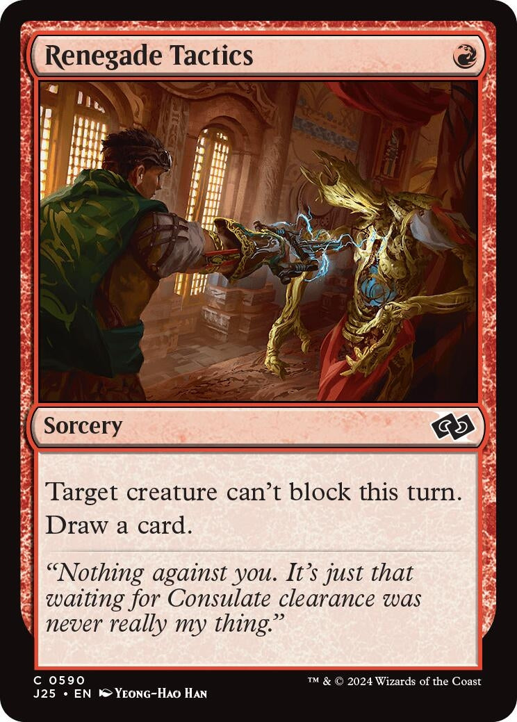 Image for Renegade Tactics (590) (J25) - Magic: The Gathering