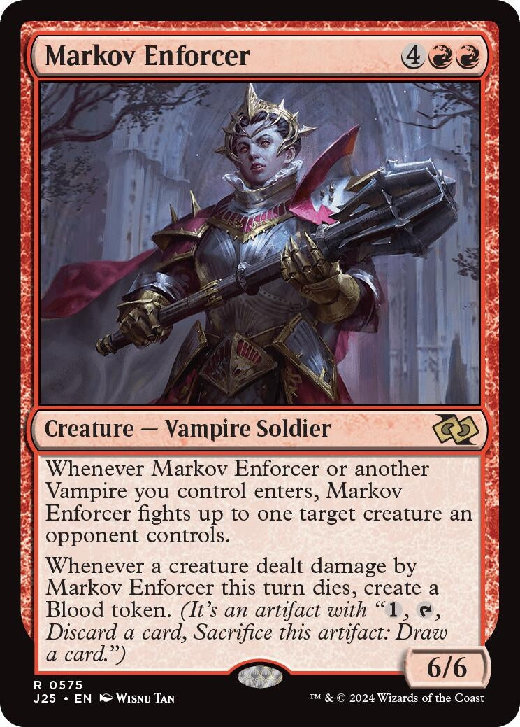 Image for Markov Enforcer (575) (J25) - Magic: The Gathering