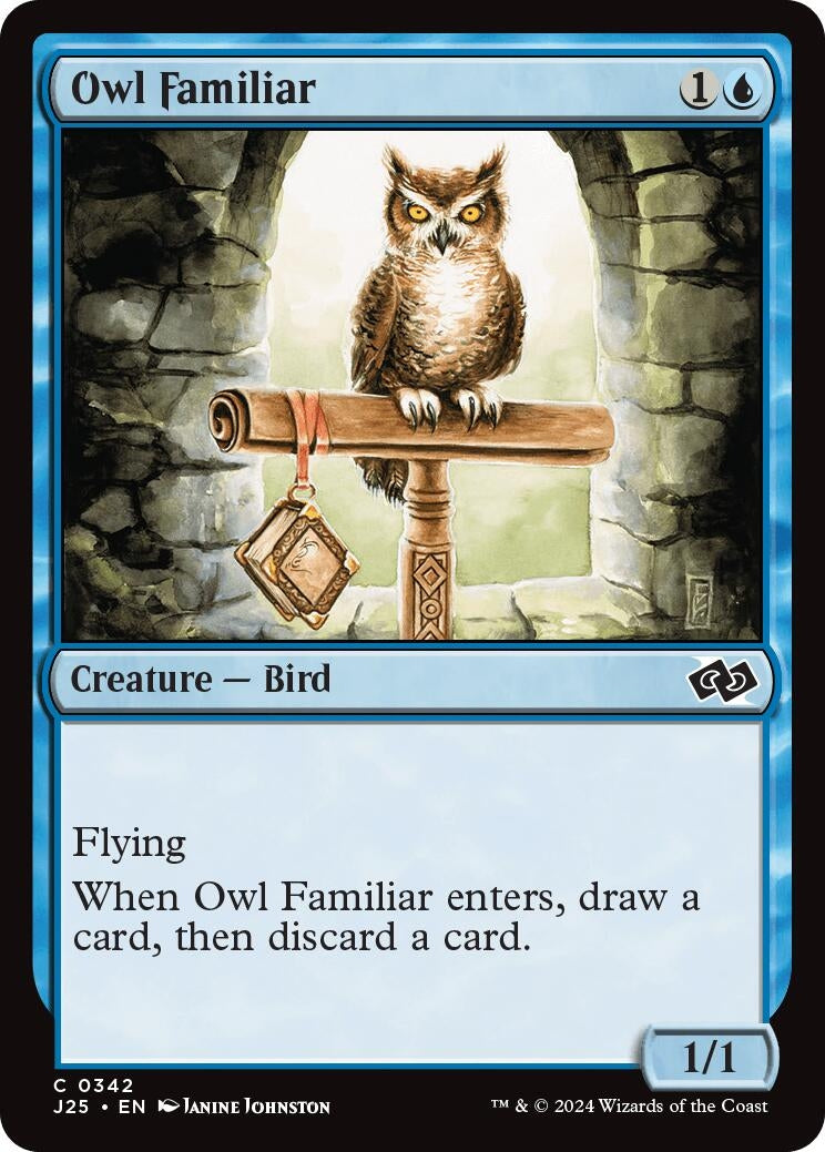 Image for Owl Familiar (342) (J25) - Magic: The Gathering