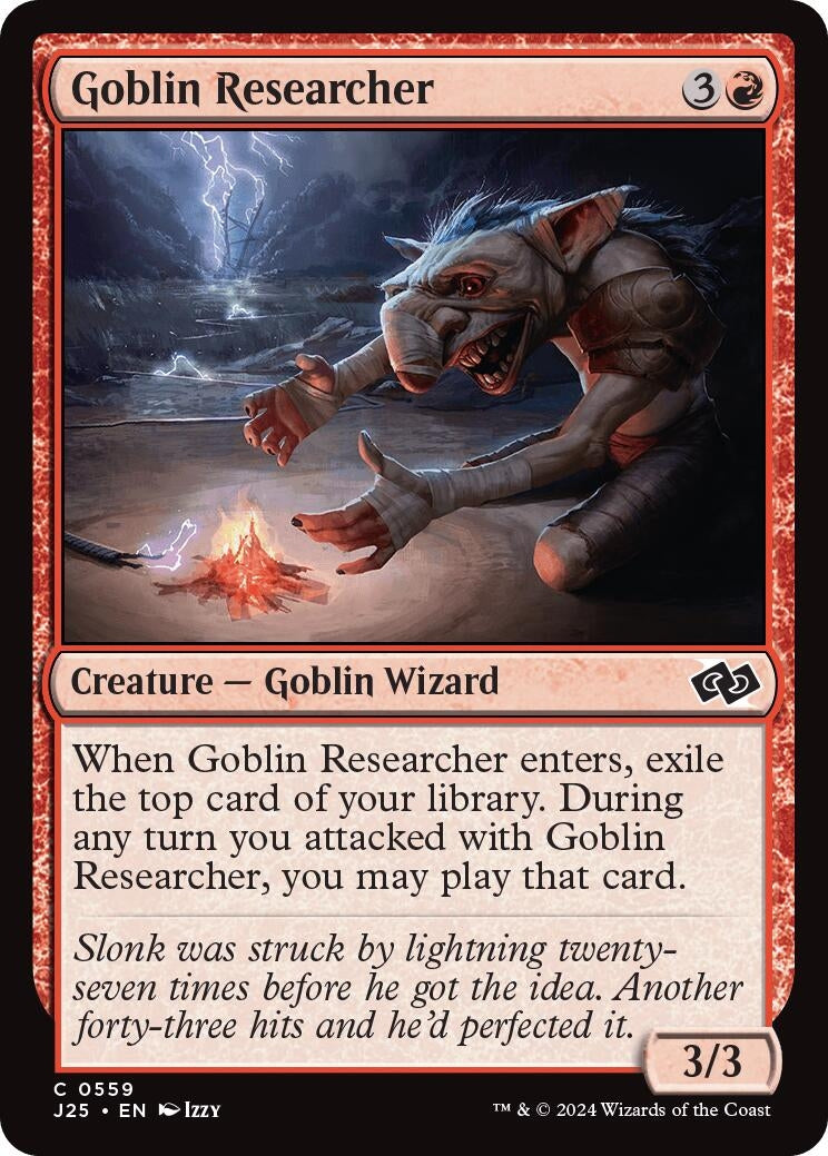 Image for Goblin Researcher (559) (J25) - Magic: The Gathering