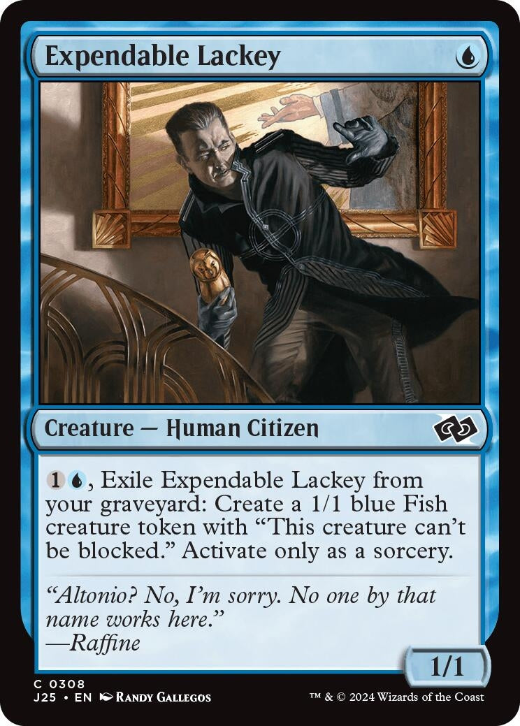 Image for Expendable Lackey (308) (J25) - Magic: The Gathering