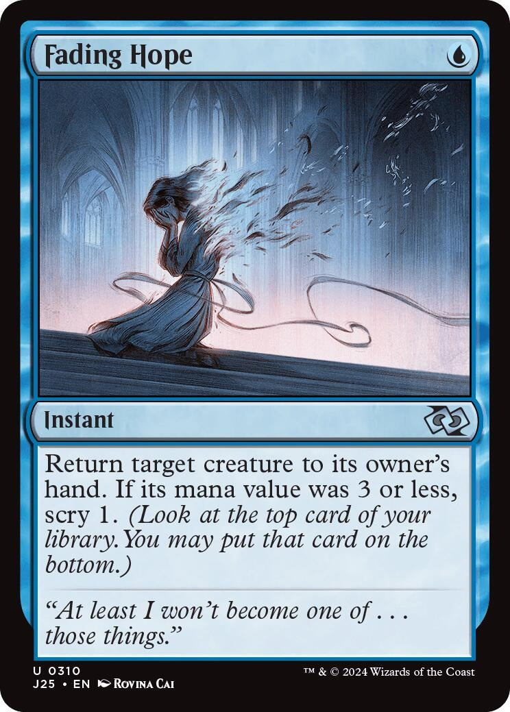 Image for Fading Hope (310) (J25) - Magic: The Gathering