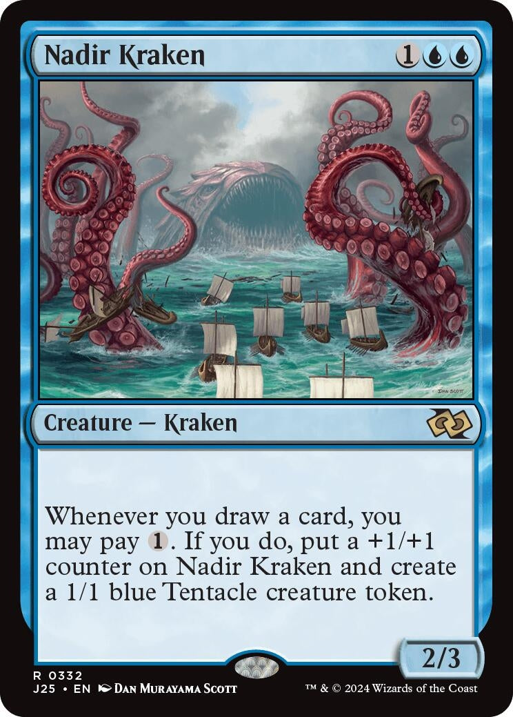 Image for Nadir Kraken (332) (J25) - Magic: The Gathering