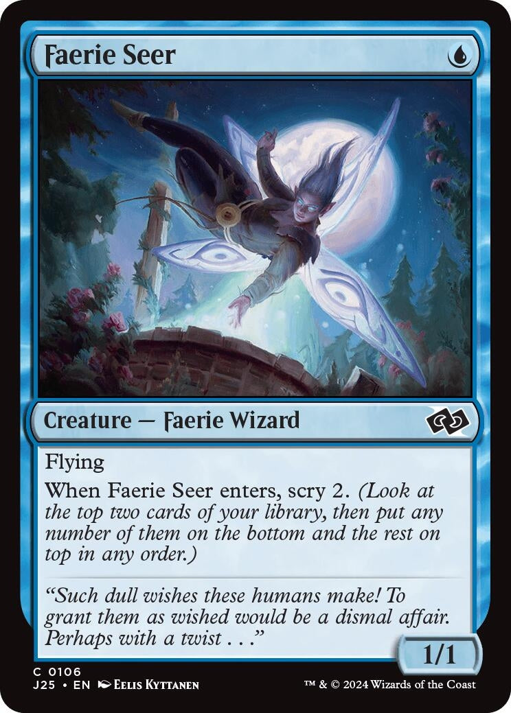 Image for Faerie Seer (106) (J25) - Magic: The Gathering