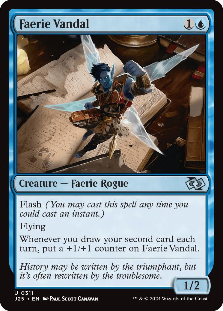 Image for Faerie Vandal (311) (J25) - Magic: The Gathering