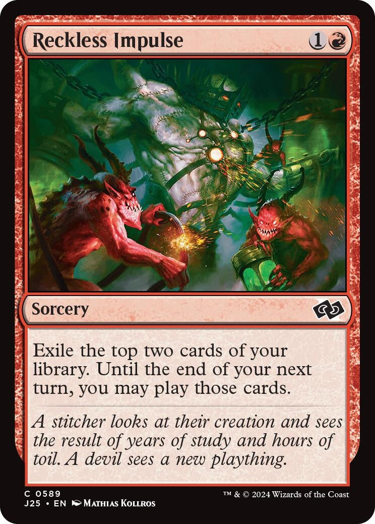 Image for Reckless Impulse (589) (J25) - Magic: The Gathering