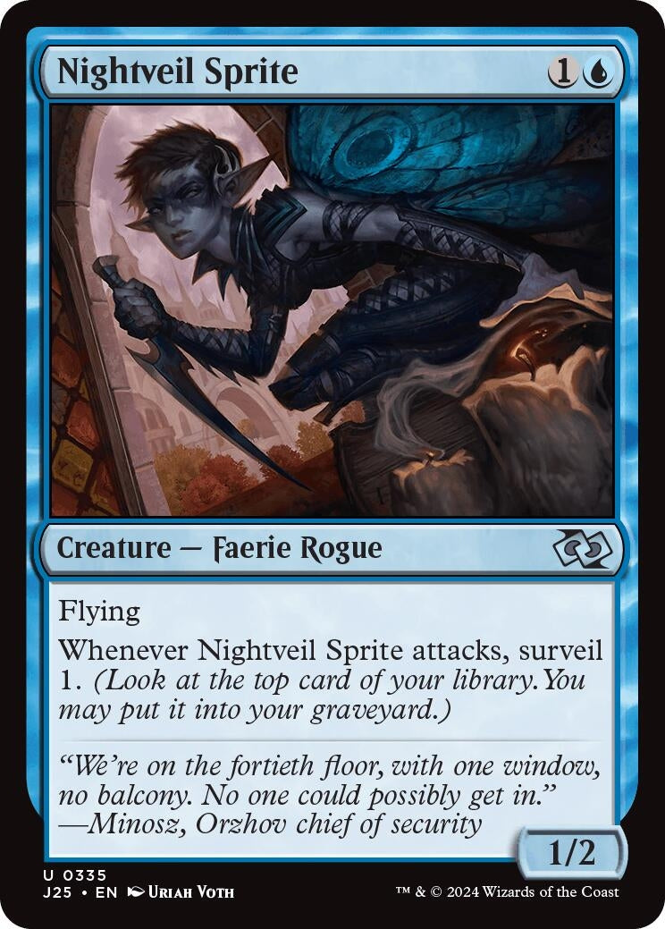 Image for Nightveil Sprite (335) (J25) - Magic: The Gathering