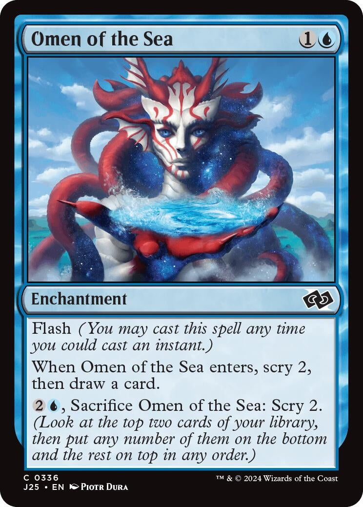 Image for Omen of the Sea (336) (J25) - Magic: The Gathering