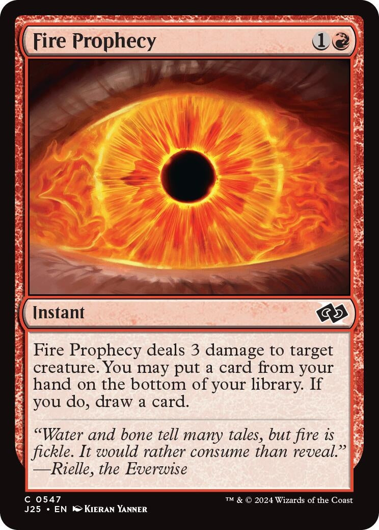 Image for Fire Prophecy (547) (J25) - Magic: The Gathering