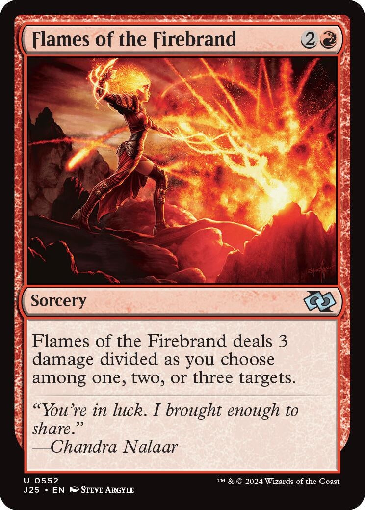 Image for Flames of the Firebrand (552) (J25) - Magic: The Gathering