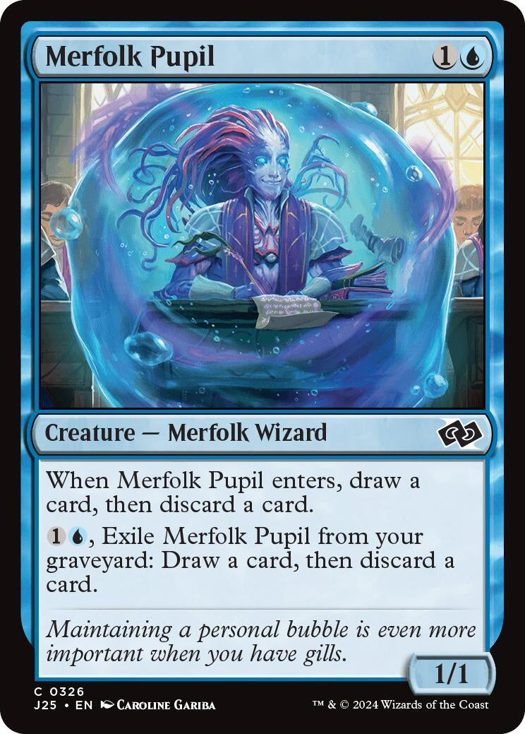 Image for Merfolk Pupil (326) (J25) - Magic: The Gathering