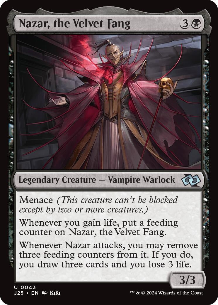Image for Nazar, the Velvet Fang (Anime) (43) (J25) - Magic: The Gathering