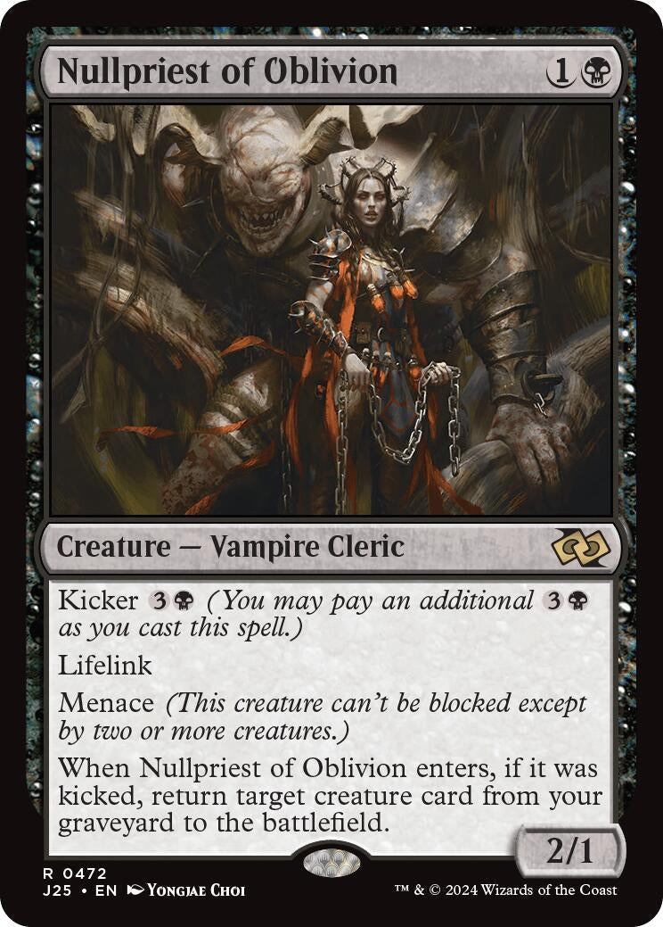 Image for Nullpriest of Oblivion (472) (J25) - Magic: The Gathering
