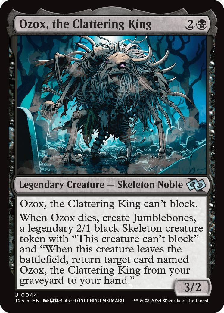 Image for Ozox, the Clattering King (Anime) (44) (J25) - Magic: The Gathering