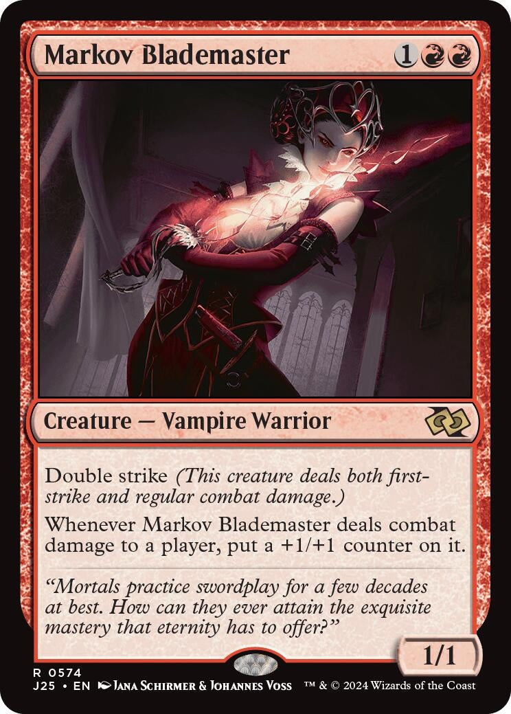 Image for Markov Blademaster (574) (J25) - Magic: The Gathering