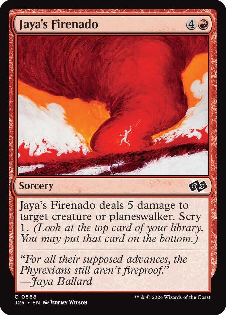 Image for Jaya's Firenado (568) (J25) - Magic: The Gathering