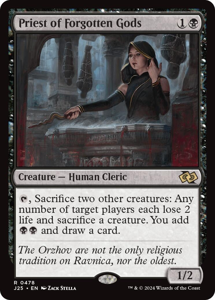 Image for Priest of Forgotten Gods (478) (J25) - Magic: The Gathering