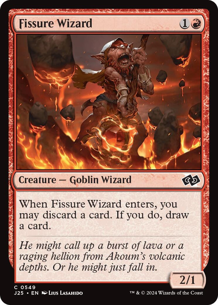 Image for Fissure Wizard (549) (J25) - Magic: The Gathering
