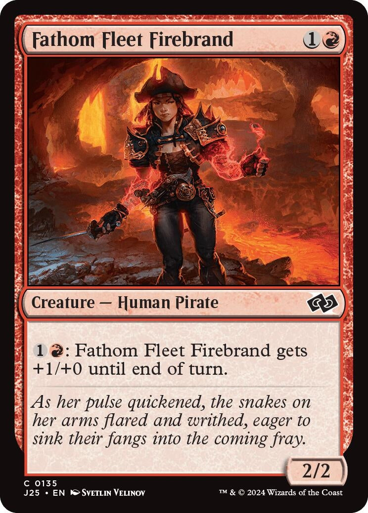 Image for Fathom Fleet Firebrand (135) (J25) - Magic: The Gathering
