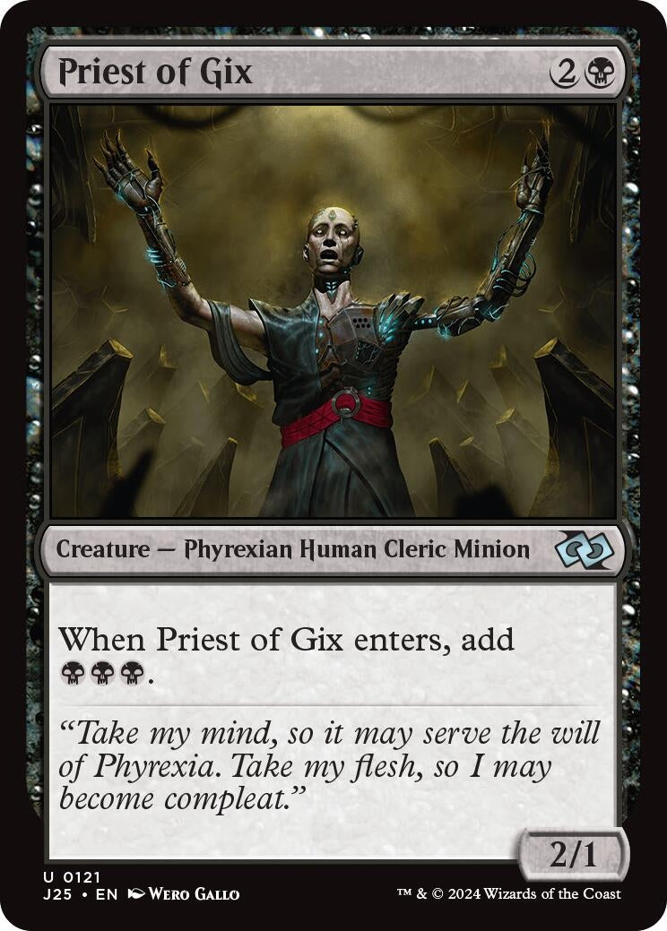 Image for Priest of Gix (121) (J25) - Magic: The Gathering