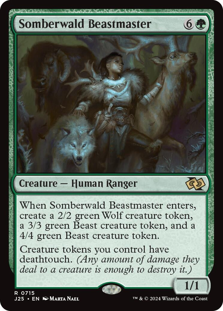 Image for Somberwald Beastmaster (715) (J25) - Magic: The Gathering