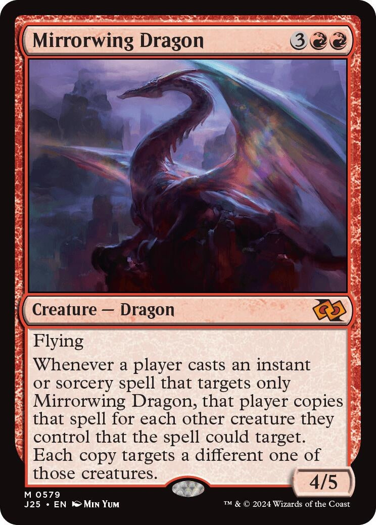 Image for Mirrorwing Dragon (579) (J25) - Magic: The Gathering