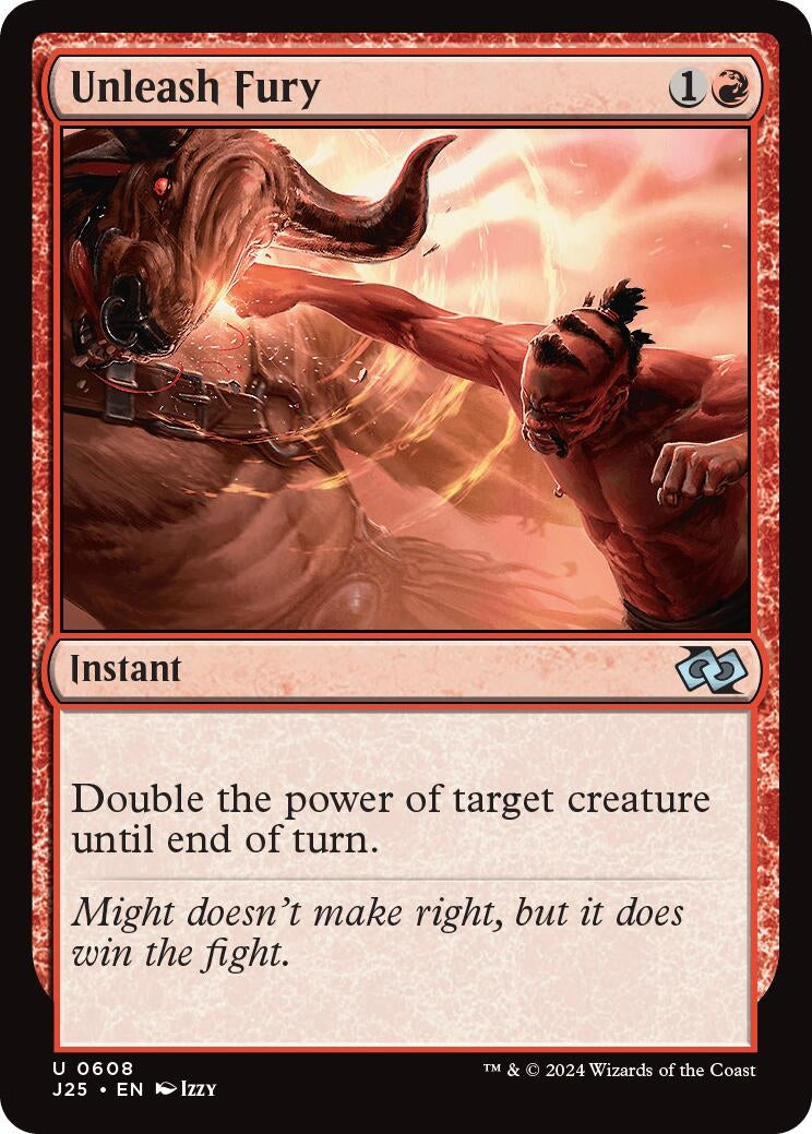 Image for Unleash Fury (608) (J25) - Magic: The Gathering
