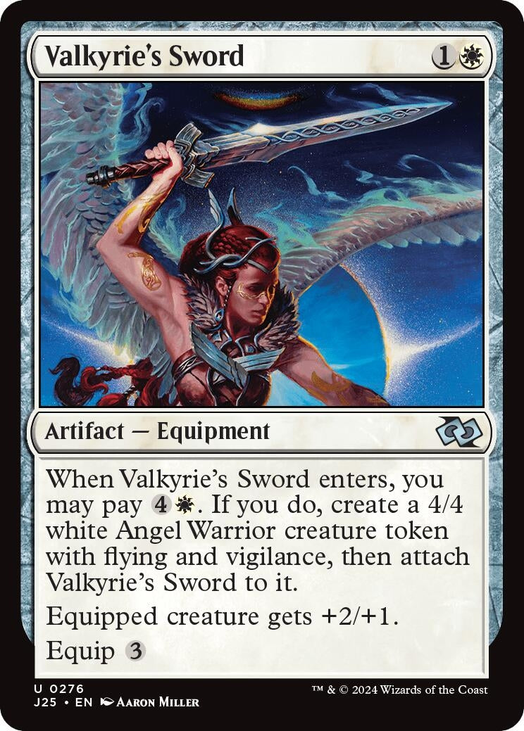 Image for Valkyrie's Sword (276) (J25) - Magic: The Gathering