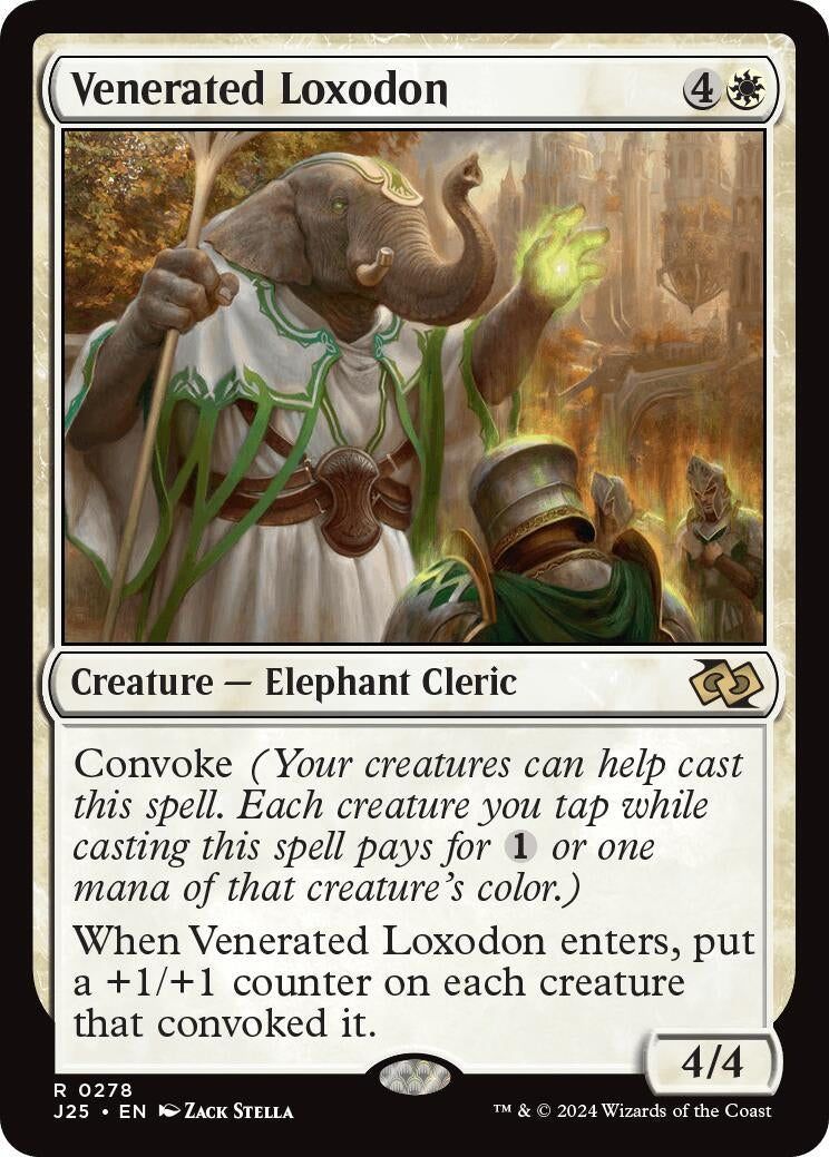 Image for Venerated Loxodon (278) (J25) - Magic: The Gathering