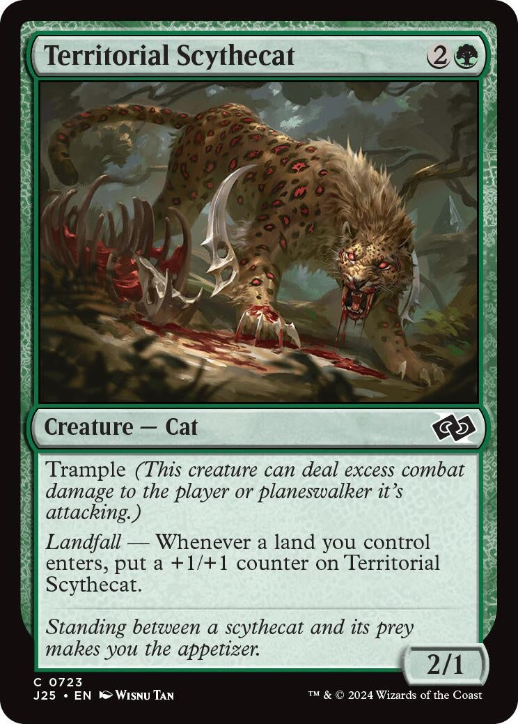 Image for Territorial Scythecat (723) (J25) - Magic: The Gathering