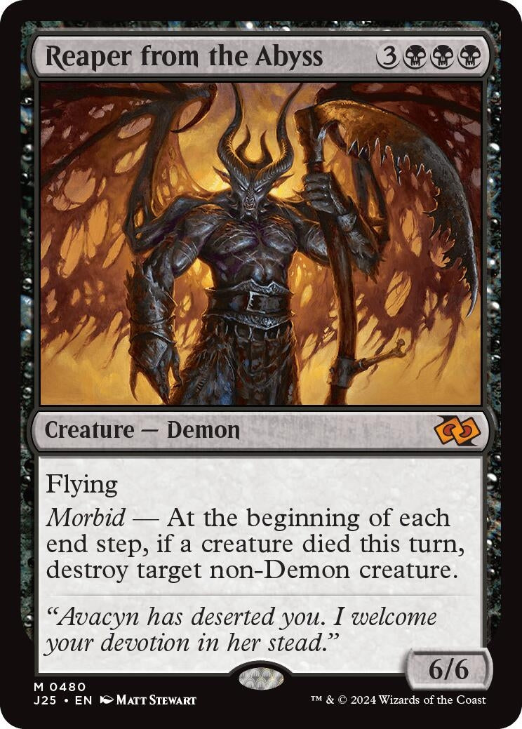 Image for Reaper from the Abyss (480) (J25) - Magic: The Gathering