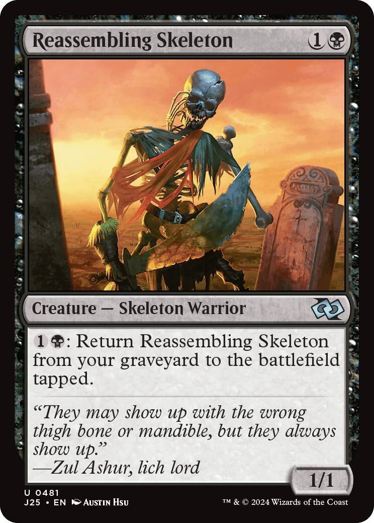 Image for Reassembling Skeleton (481) (J25) - Magic: The Gathering