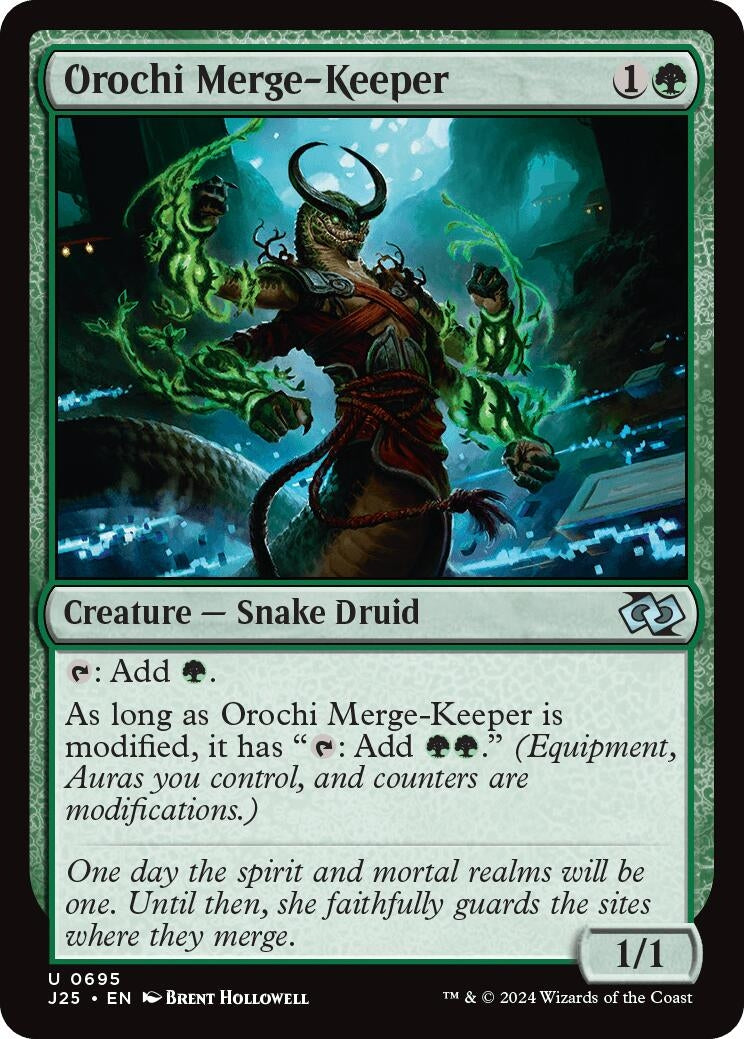 Image for Orochi Merge-Keeper (695) (J25) - Magic: The Gathering